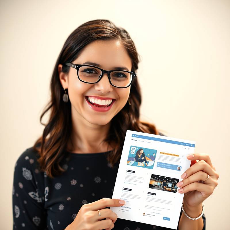 Retrato de Lucía Fernández, Instructora de Diseño UX/UI, mostrando una actitud entusiasta y con un prototipo de interfaz en la mano