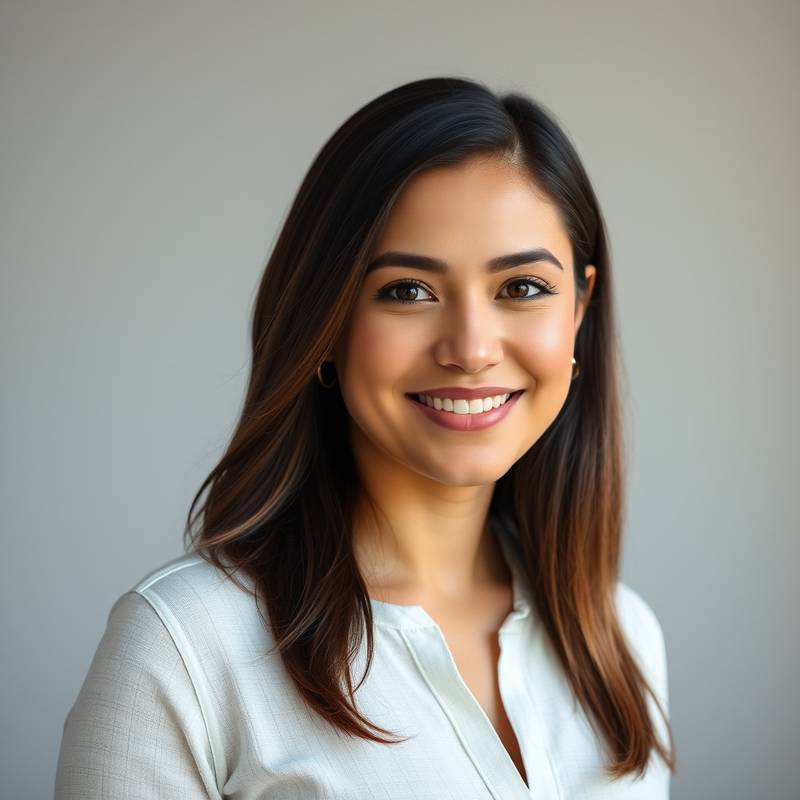 Retrato de Sofía Vargas, instructora de marketing digital